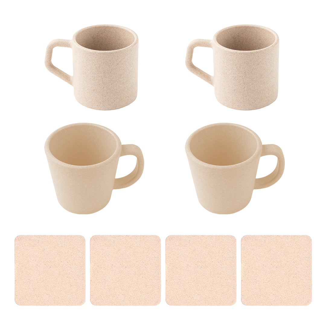Rice Husk and Bamboo Fiber Coffee combo