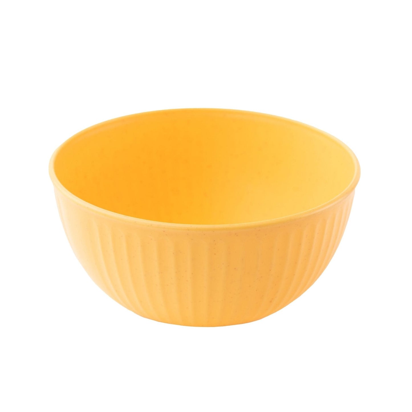 Wheat Straw and Bamboo Fiber Fluted Serving Bowls
