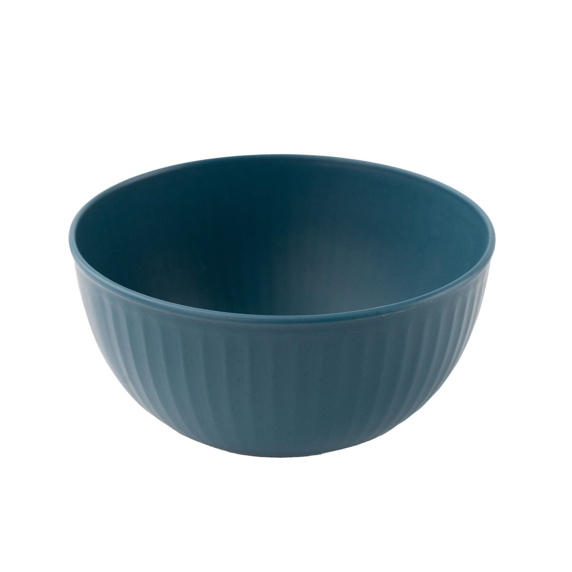 Wheat Straw and Bamboo Fiber Fluted Serving Bowls