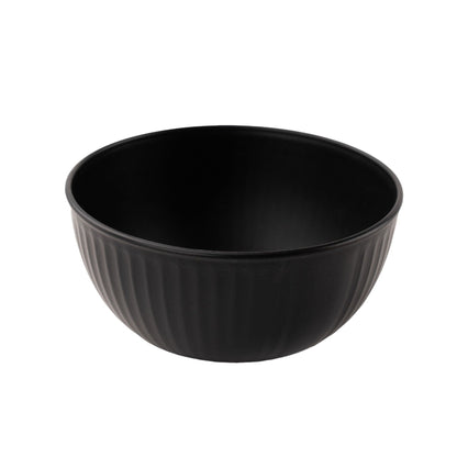 Wheat Straw and Bamboo Fiber Fluted Serving Bowls