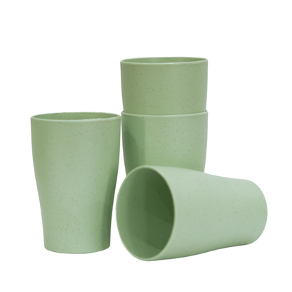 Wheat Straw Cups - Set of 4