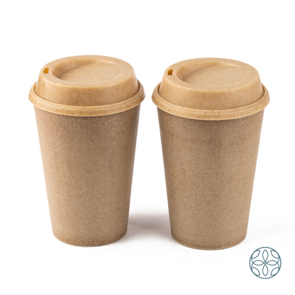 Rice Husk Sipper Cups - 375 ml