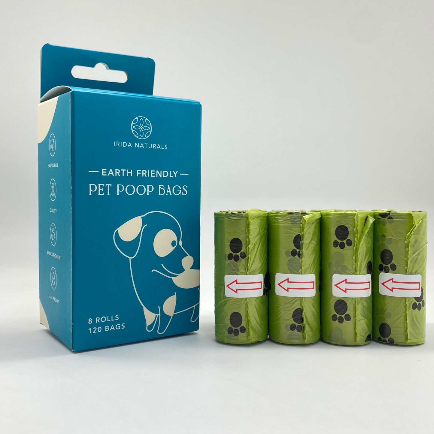 Biodegradable Pet Poop Bags - 120 Bags