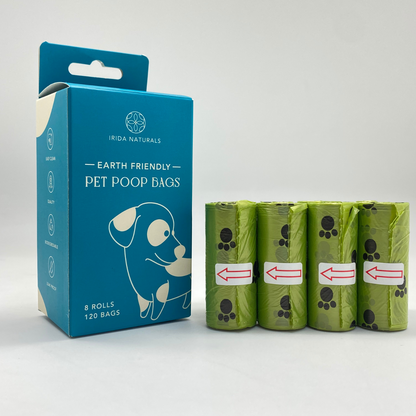 Irida Naturals Compostable Pet Poop Bags 120 Bags