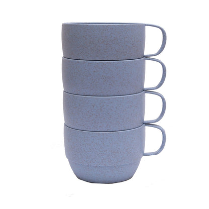 Wheat Straw Coffee Mugs - Set of 4