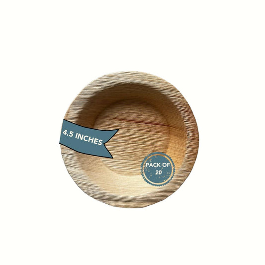 Disposable Areca Plates 4.5 Inches