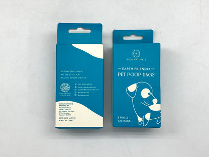Biodegradable Pet Poop Bags - 120 Bags
